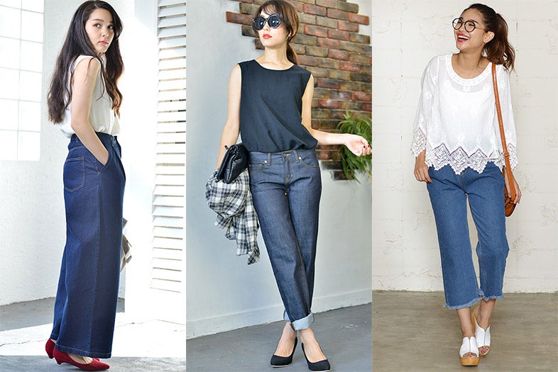 着こなしが垢抜ける！「生デニム風パンツ」がネクストブレイク