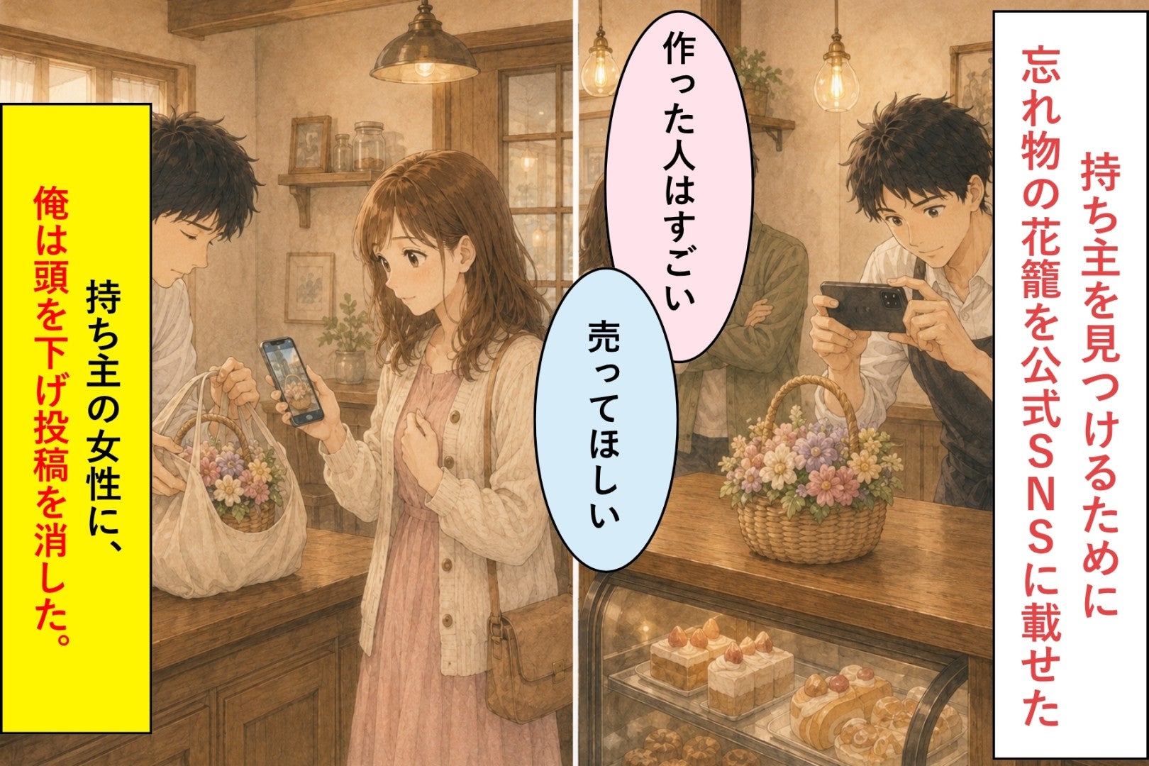 「忘れ物です」とSNSに載せたらバズった→店員の僕が投稿を消した理由