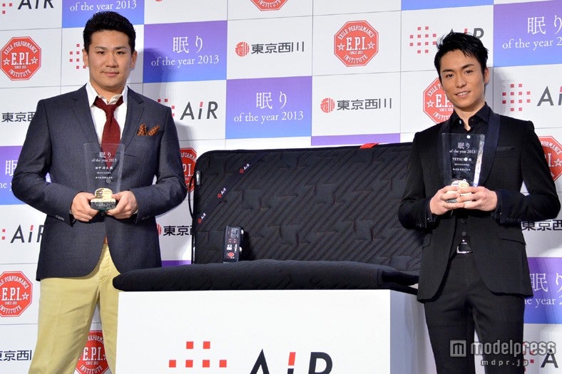 （左から）田中将大投手、EXILE・TETSUYA