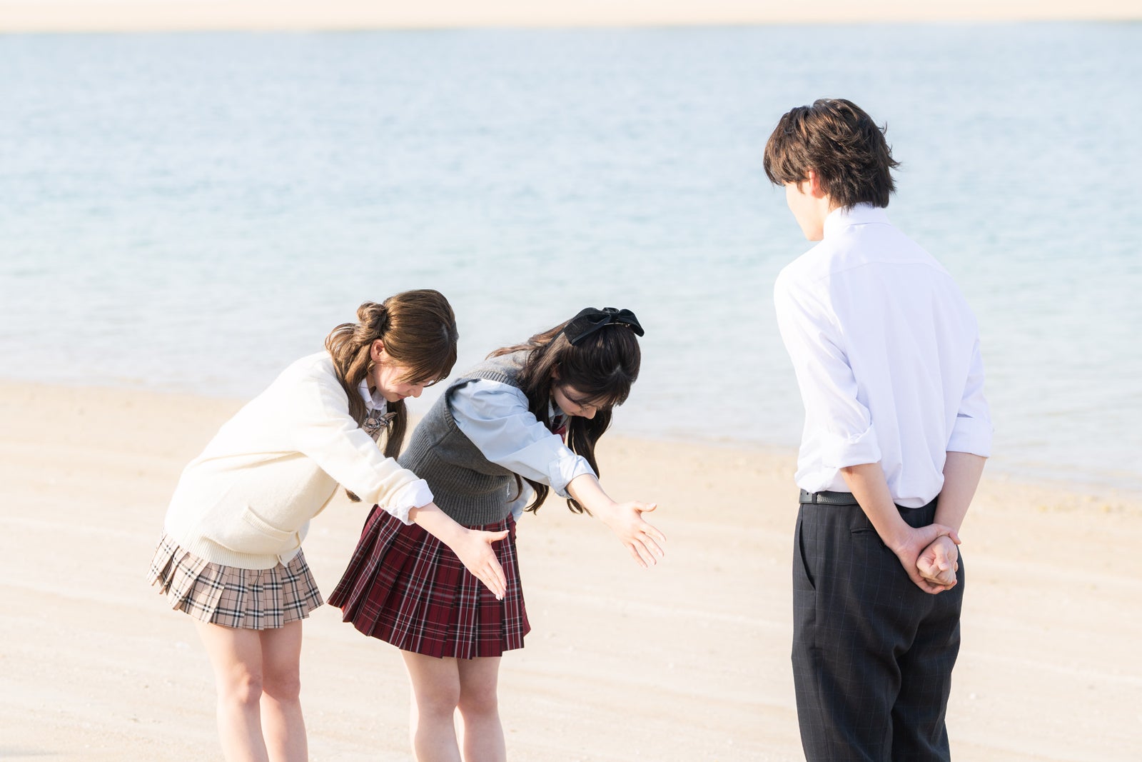 りあ、ねね、はると「今日、好きになりました。卒業編2026」（C）AbemaTV, Inc.