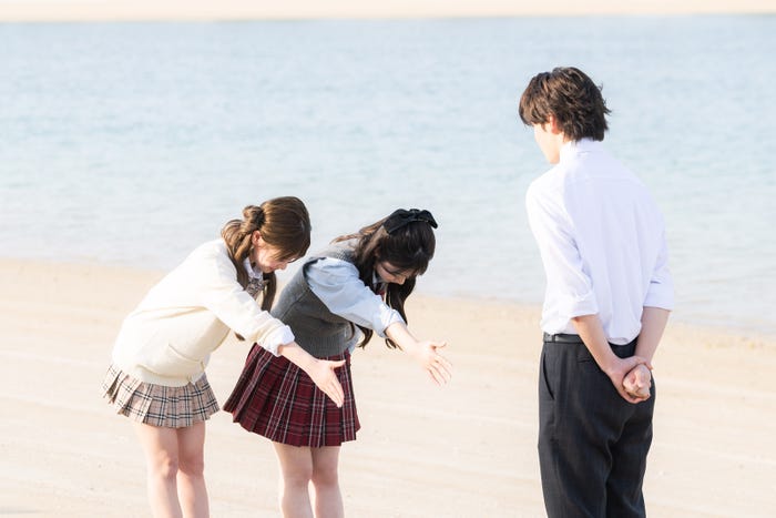 りあ、ねね、はると「今日、好きになりました。卒業編2026」(C)AbemaTV, Inc.