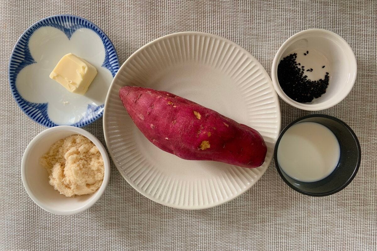 フライパンスイートポテト