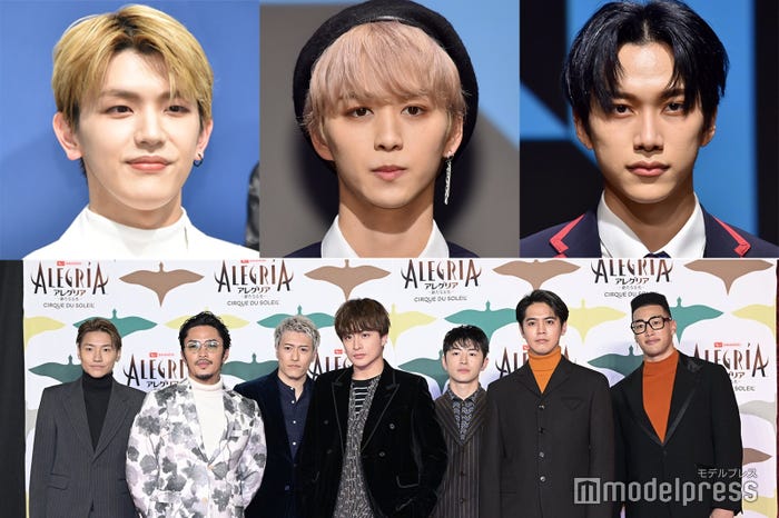 (左上から時計回りに)高塚大夢、後藤威尊、池崎理人、GENERATIONS from EXILE TRIBE(C)モデルプレス