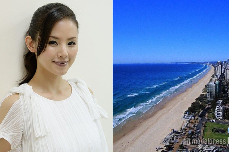 小西真奈美、オーストラリア人気No.1ビーチに感動