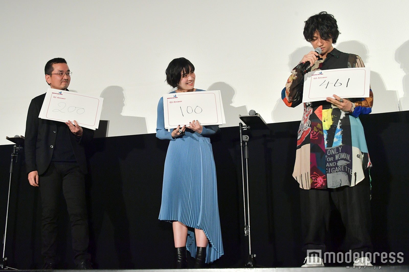 瀧本智行監督、土村芳、斎藤工（C）モデルプレス