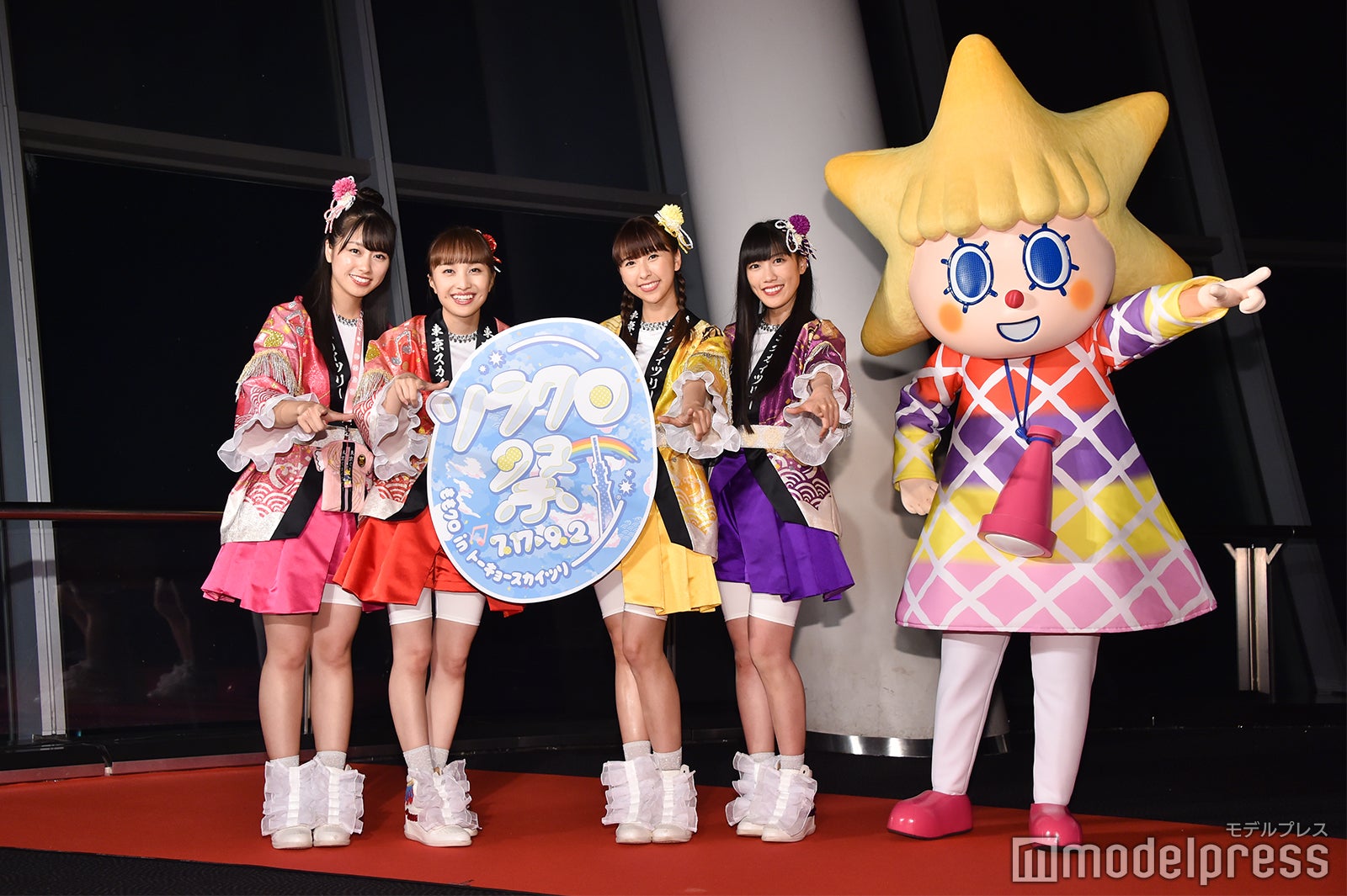 （左から）佐々木彩夏、百田夏菜子、玉井詩織、高城れに（C）モデルプレス