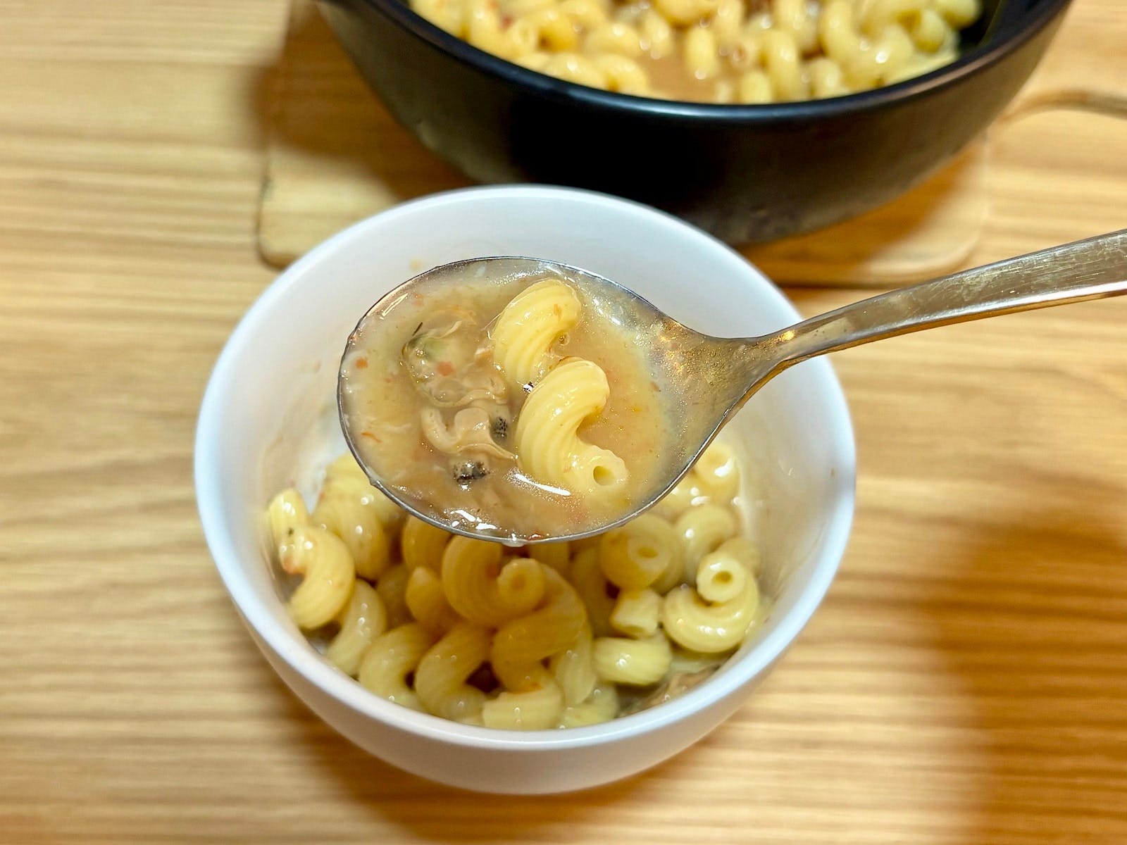 アサリとにんにくのうまみがガツンと感じられるパスタに仕上がります
