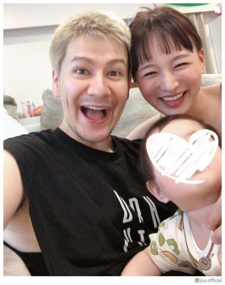 JOY「イクメンとか当たり前」妻・わたなべ麻衣＆長女との家族ショット公開「可愛い」「微笑ましい」と反響