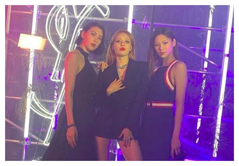 西内まりや、三吉彩花&キム・ヒョナと豪華3ショットに「圧巻オーラ」「すごいメンツ」の声