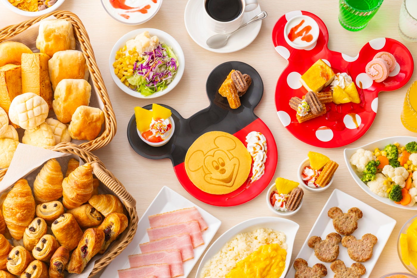 東京ディズニーセレブレーションホテル ウィッシュ・カフェ 朝食 （C）Disney