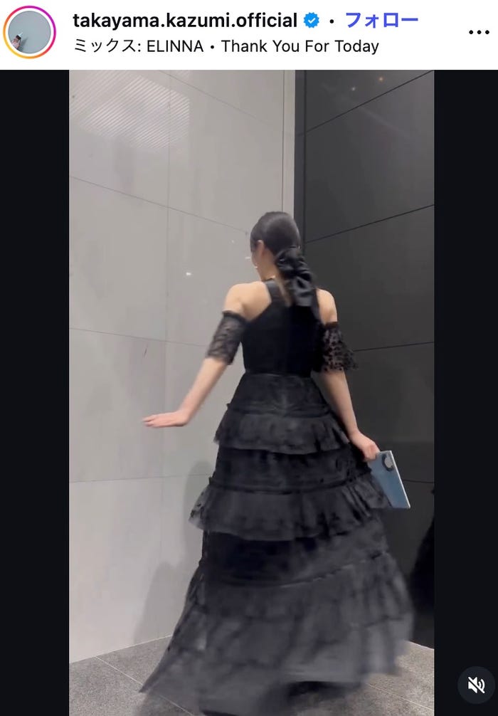 高山一実Instagramより