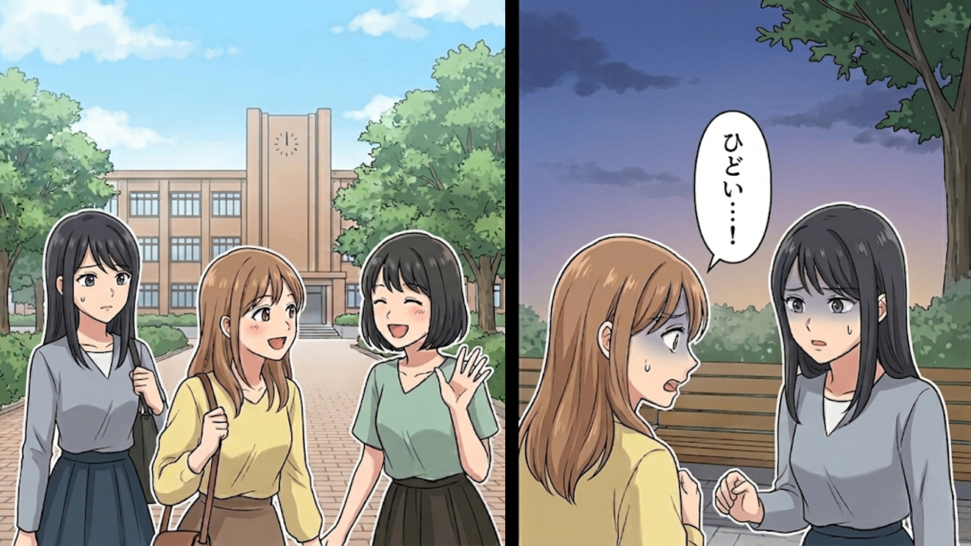 「絶対もう関わらないほうがいいよ」友だちが私の悪口を投稿！？親友からの忠告の裏に隠されていた【恐ろしい事実】とは...！