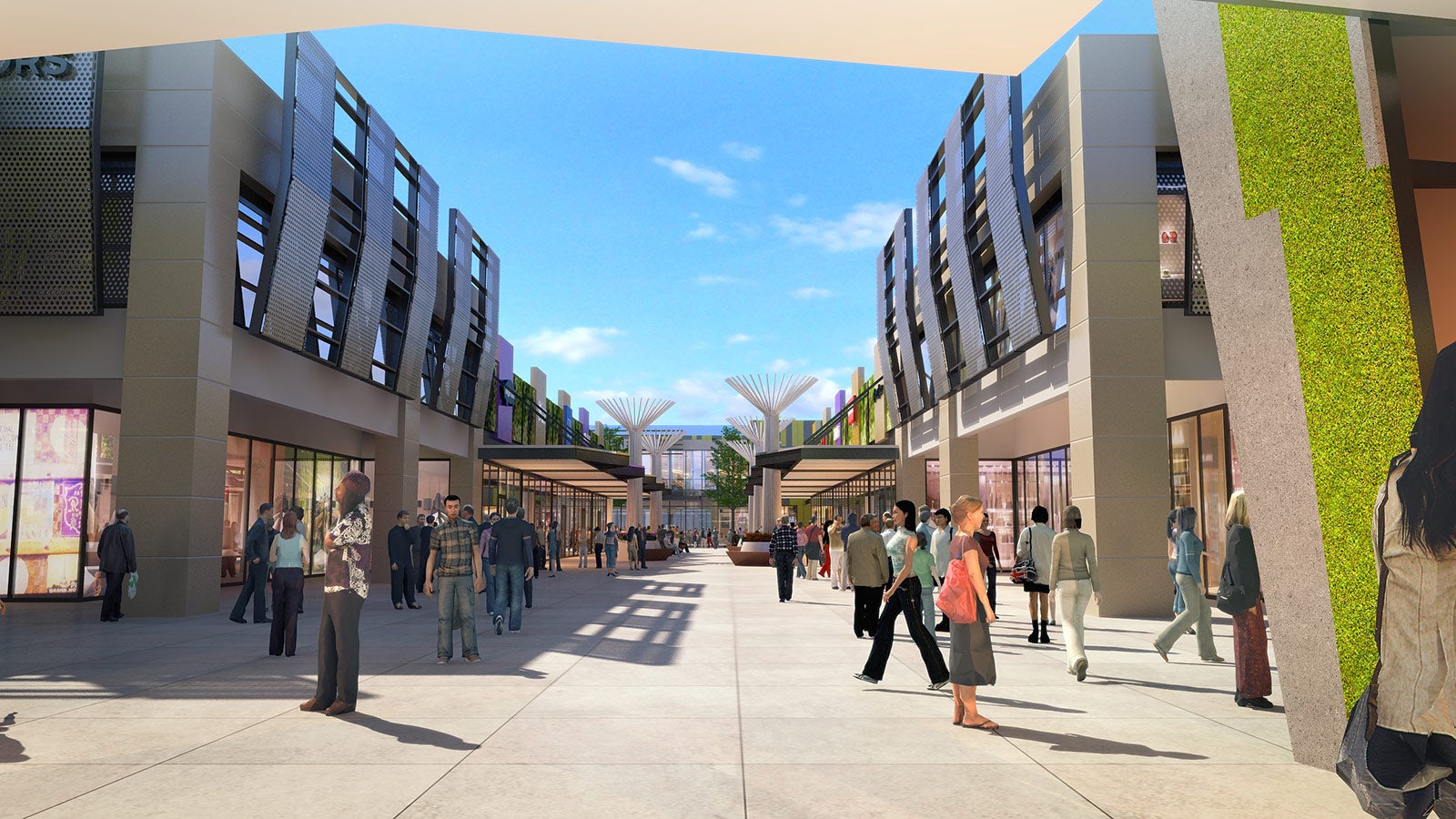 屋外ストリートイメージ／画像提供：三井不動産株式会社