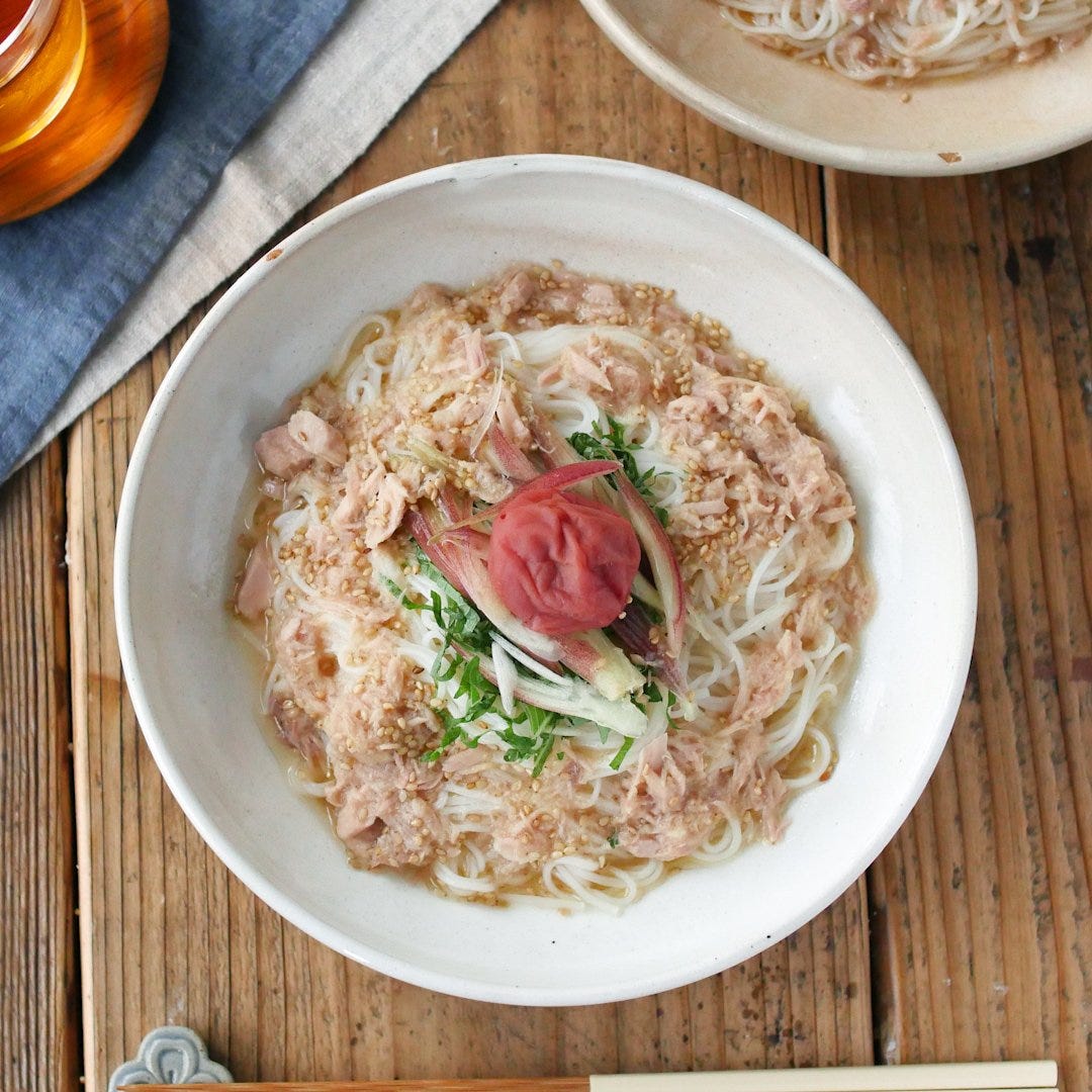 【macaroniアワード】梅ツナぶっかけそうめん