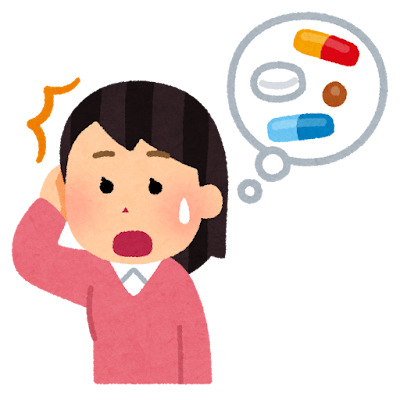絵に描いた餅のイラスト(男性)