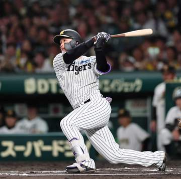 阪神・森下 佐藤輝に並ぶ9号キング弾 新人時代に苦杯の平良にリベンジ 連続試合安打は10に