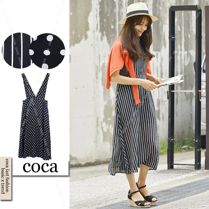 胸下切り替えワンピース「coca」2,380円(税込)