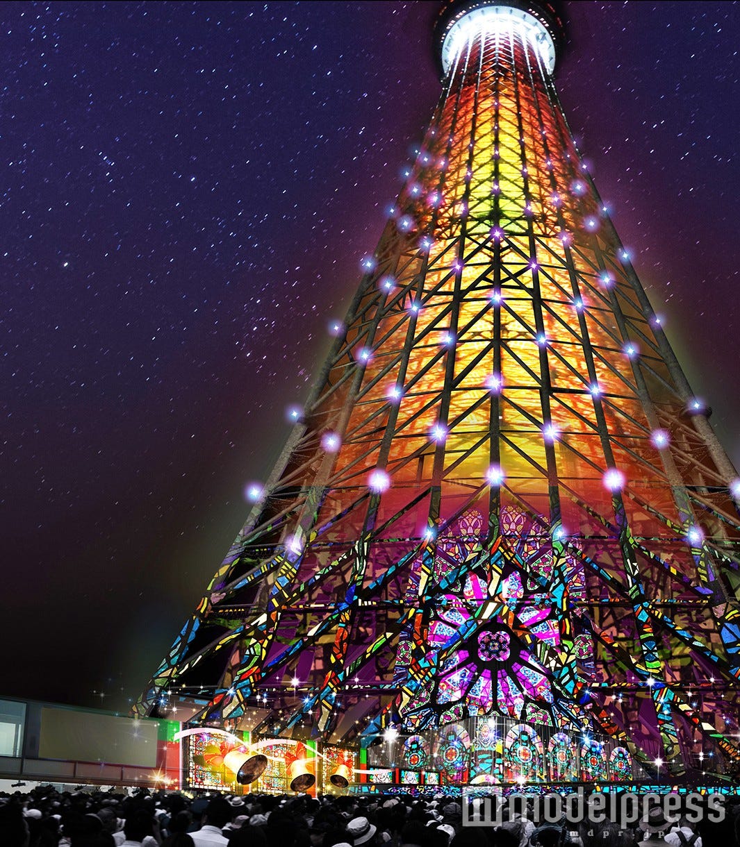 Xmasの東京スカイツリータウン、豪華イルミ40万球のロマンティックな輝き 初の試みも