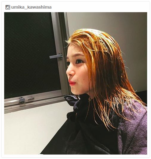 “人生初の金髪”川島海荷「わたしが金髪になるまで」全貌公開 ファンから反響殺到