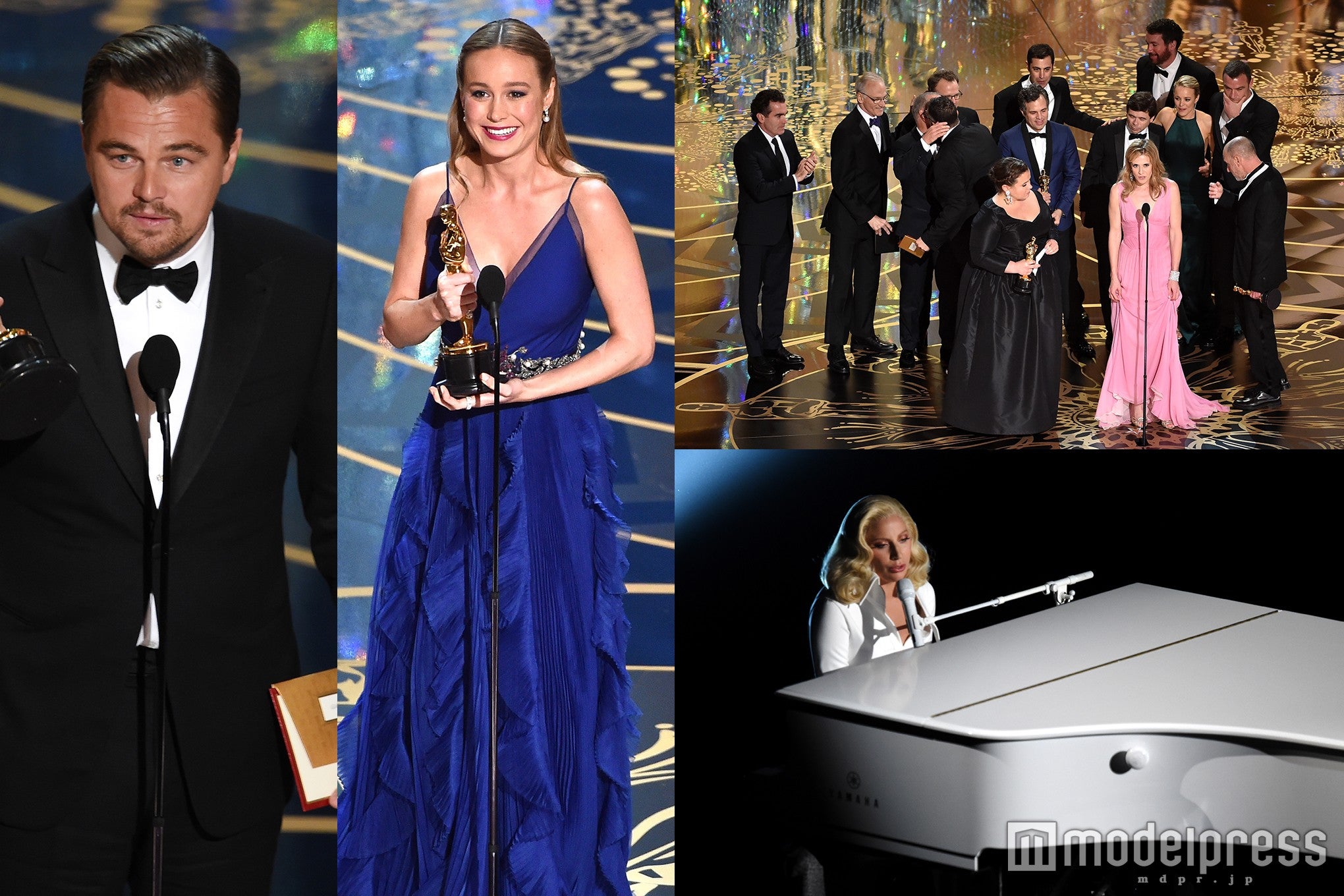 「第88回アカデミー賞」授賞式総まとめ…ディカプリオ悲願の初受賞、ブリー・ラーソンが主演女優賞、「スポットライト 世紀のスクープ」が作品賞