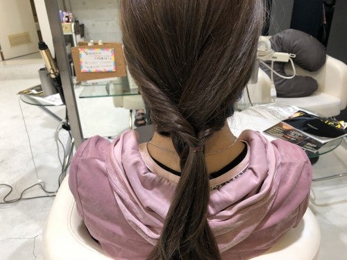 こなれ感ポニテ