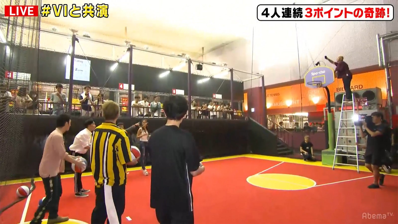 挑戦中の様子 （C）AbemaTV