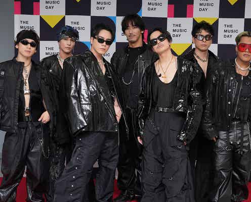 三代目JSB岩田剛典、青髪イメチェンで雰囲気ガラリ 新曲での“新しい挑戦”語る【「THE MUSIC DAY 2024」囲み取材】