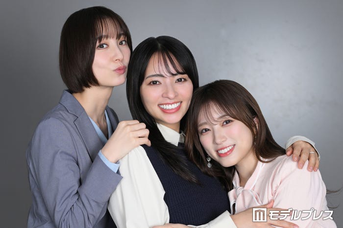 (左から)篠田麻里子、水崎綾女、矢吹奈子(C)モデルプレス