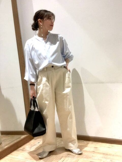 グローバルワーク　ボトムス　パンツコーデ　低身長