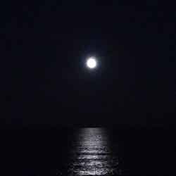 雲のない穏やかな夜には綺麗なムーンロードも出現/画像提供:GAKE