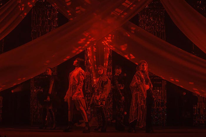 Taki、Mikako、Akina、Hina、Lil’ Fang「FAKY LIVE 2022 #nofilter」/撮影:kazumi watanabe