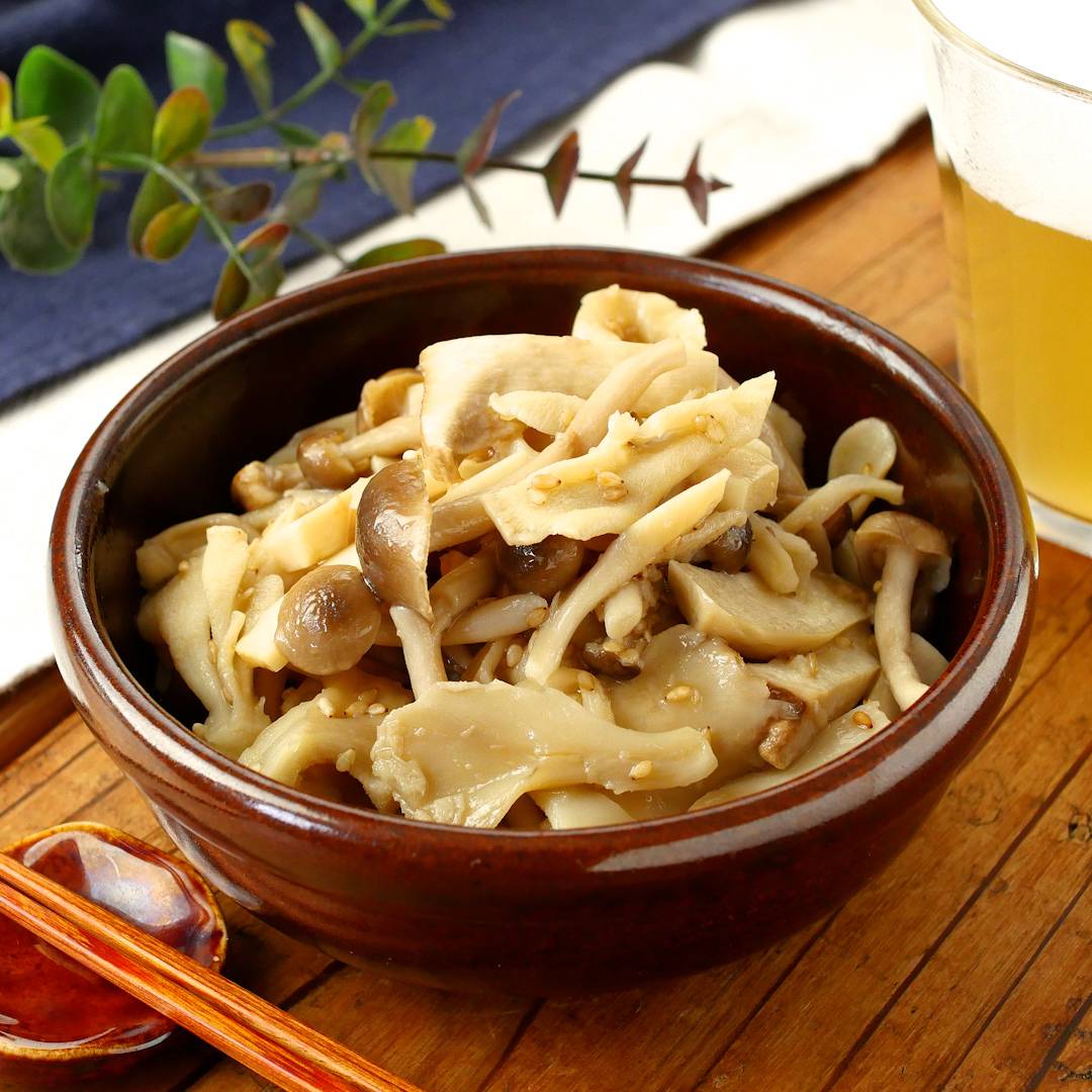 レンジでOK!きのこのナムル