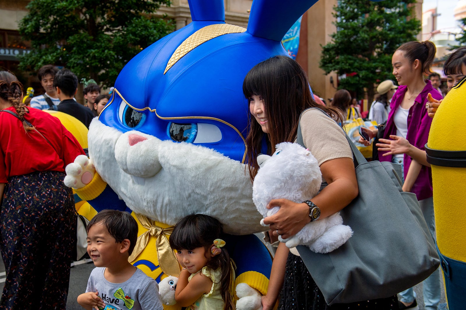 『ペット2』公開記念イベントの様子（C）Universal Studios．