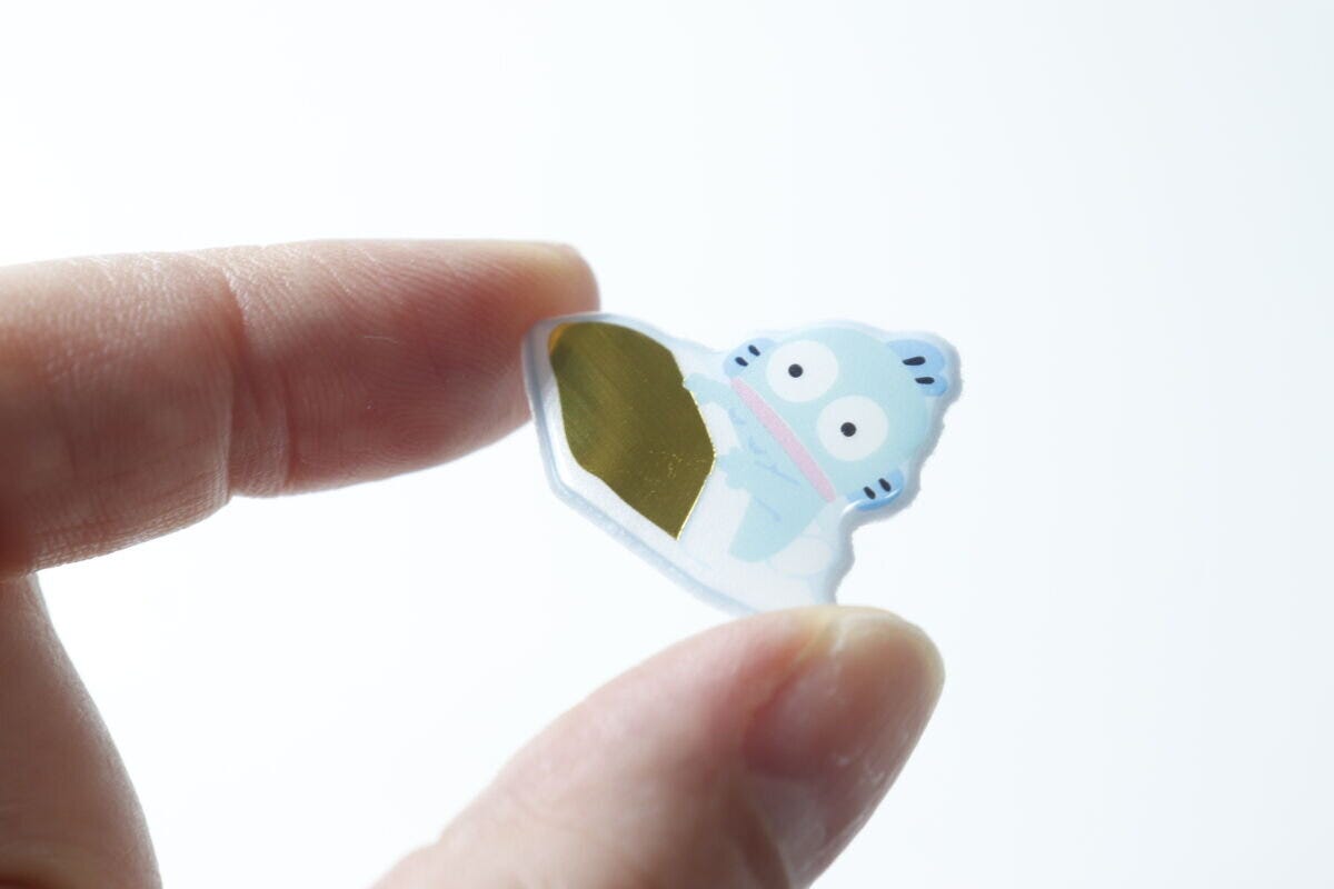 ダイソーのぷくっとシール　ハンギョドンのデザイン