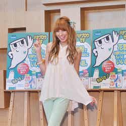 フマキラー「アレルシャット 花粉 鼻でブロック」PRイベントに登場した南明奈