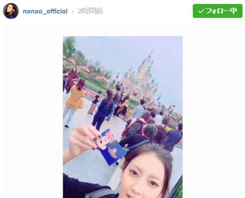 菜々緒、上海ディズニーを満喫 シングルライダーに「海外でも目立つ」「お隣羨ましい」