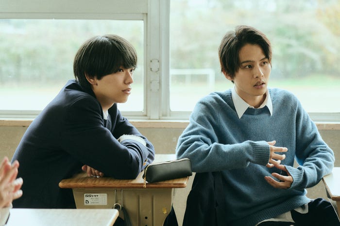 深田竜生、矢花黎「マイストロベリーフィルム」第2話より(C)「マイストロベリーフィルム」製作委員会・MBS