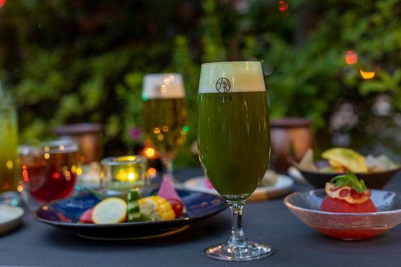 抹茶ビアテラス／画像提供：龍名館