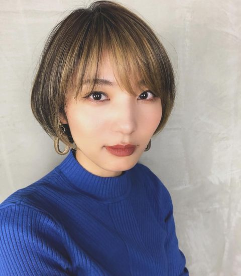 インナーカラー ショートヘア特集 グッと垢抜けて大人かわいいが叶うヘアカタログ モデルプレス