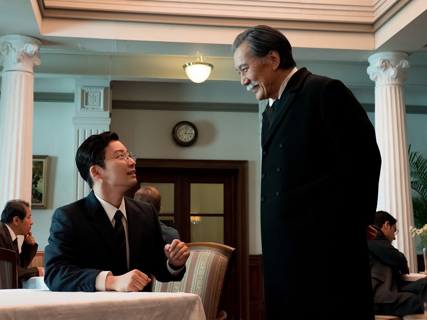 星野源、役所広司（C）NHK