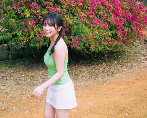 卒業発表の乃木坂46与田祐希、タンクトップ&ミニスカ姿で笑顔輝く 先行カット解禁【ヨーダ】