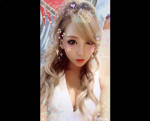 ざわちんがキャバ嬢に 胸元SEXY“キャバちん”に指名殺到