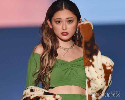 ゆうちゃみ、美バスト&美ウエスト際立つ “つけま”封印で「新しい自分発見しちゃった」<TGC しずおか>