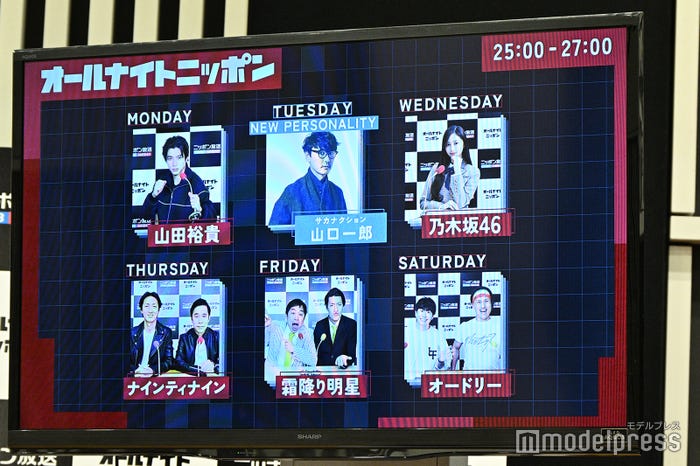 「オールナイトニッポン」ラインナップ