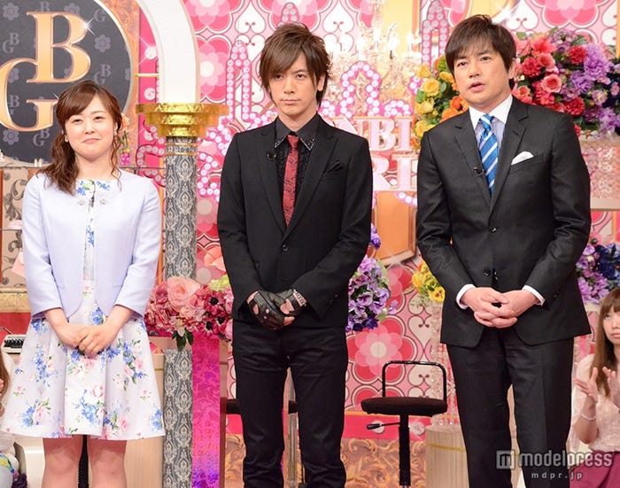 (左から)水卜麻美アナウンサー、DAIGO、羽鳥慎一アナウンサー(C)日本テレビ