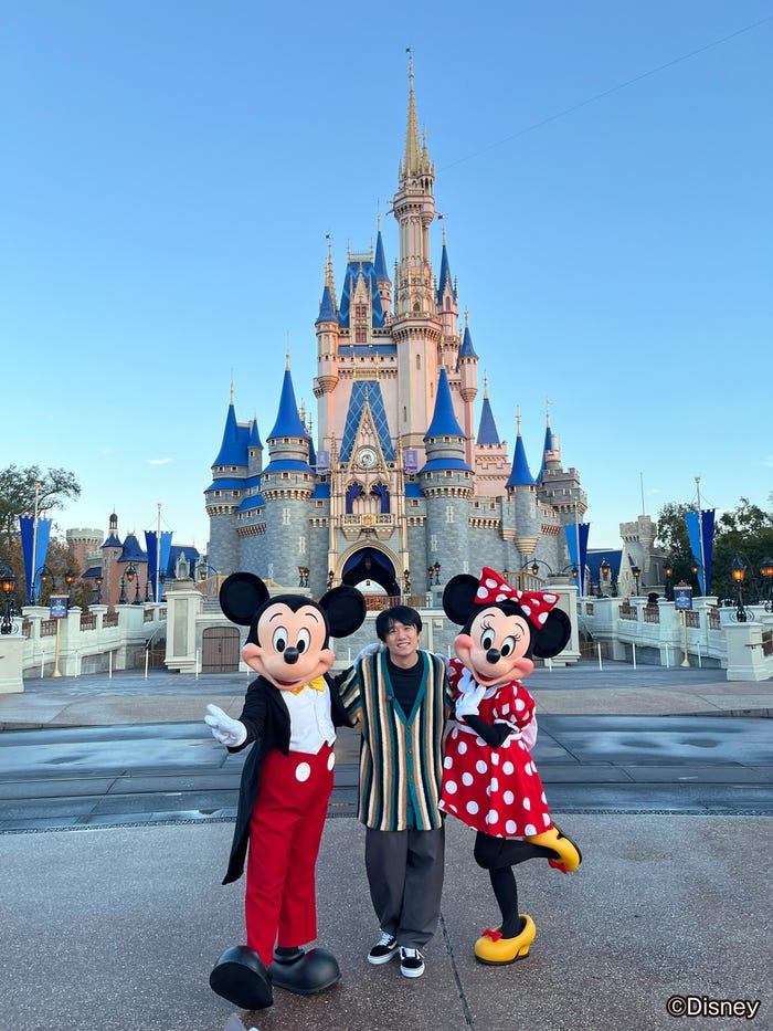 ミッキーマウス、風間俊介、ミニーマウス(C)Disney