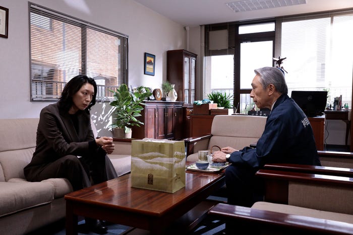 江口のりこ、段田安則「再会~Silent Truth~」第4話(C)テレビ朝日