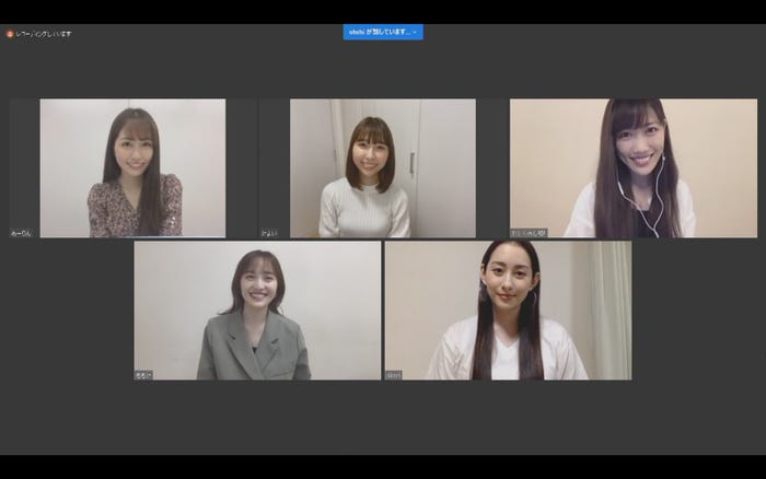 (上段左から)佐々木彩夏、玉井詩織、高城れに、(下段左から)百田夏菜子、早見あかり(提供写真)