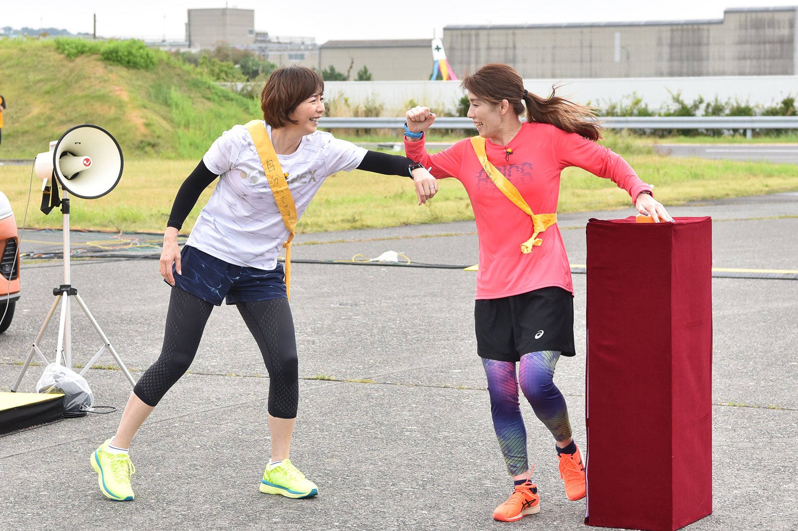 陣内貴美子、吉田沙保里（C）日本テレビ