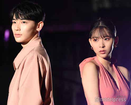 ミチ、胸元ざっくりSEXYドレスで魅了 よしあきとのランウェイにうっとり<NEXT VISION JAPAN 2021 XR LIVE>